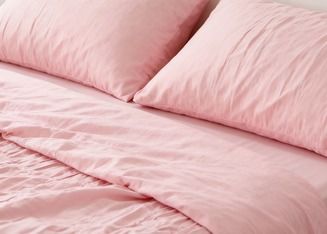 Linen Cotton Blended Solid Comforter Set Sustainable King Comforter Sets